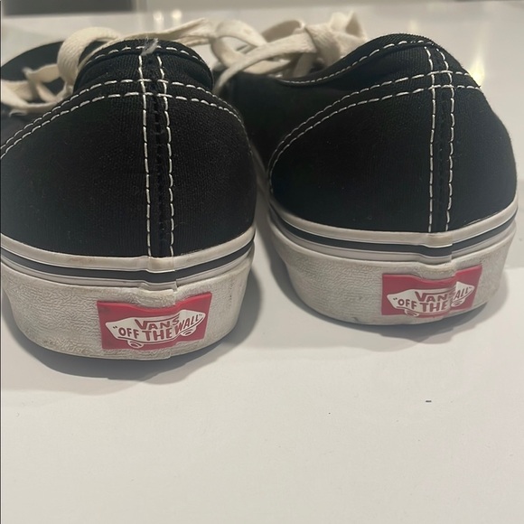 Unisex Vans Black Canvas Sneakers - Picture 3 of 7